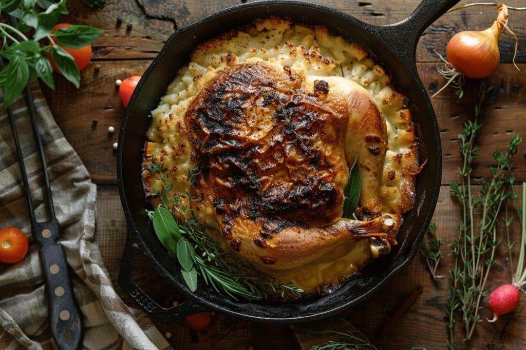 Temps de cuisson chapon en cocotte en fonte