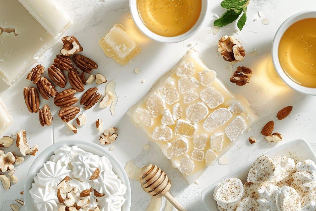 Recette nougat glacé thermomix