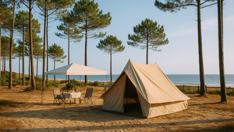 Camping à Biscarrosse
