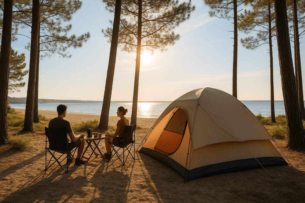 Camping à Biscarrosse