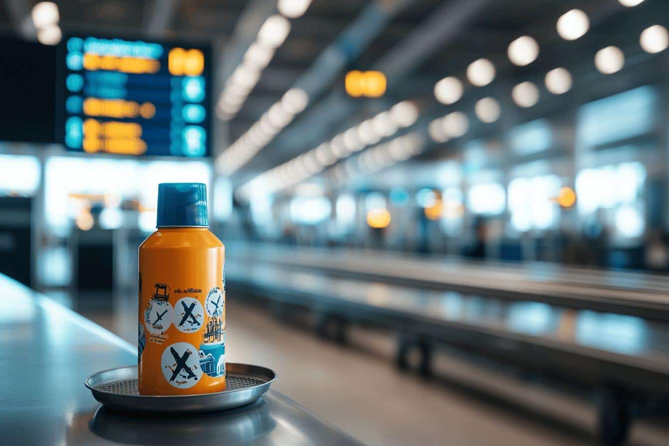 Déodorant en avion : règles cabine et soute pour chaque type