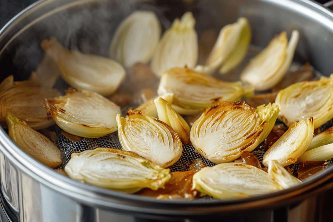 Cuisson des endives en cocotte minute