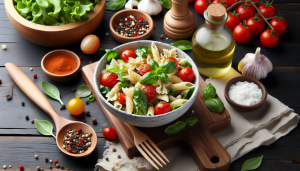 assaisonnement salade de pates