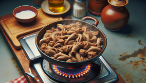 cuisson des gesiers de poulet