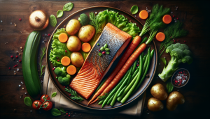 quel legumes avec saumon