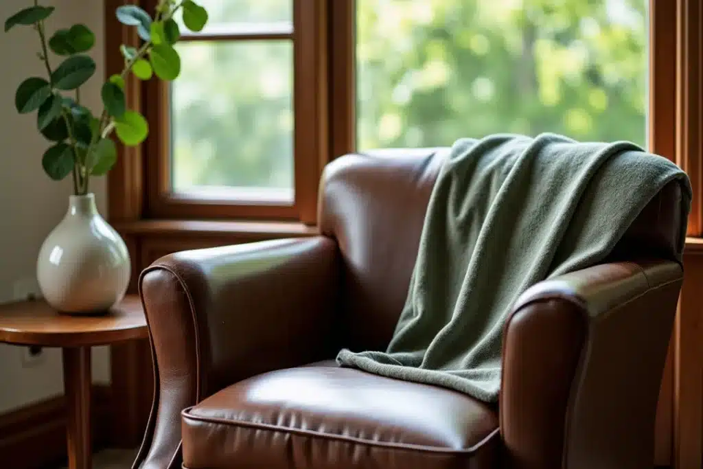 Comment protéger un fauteuil club sans casser le style ?